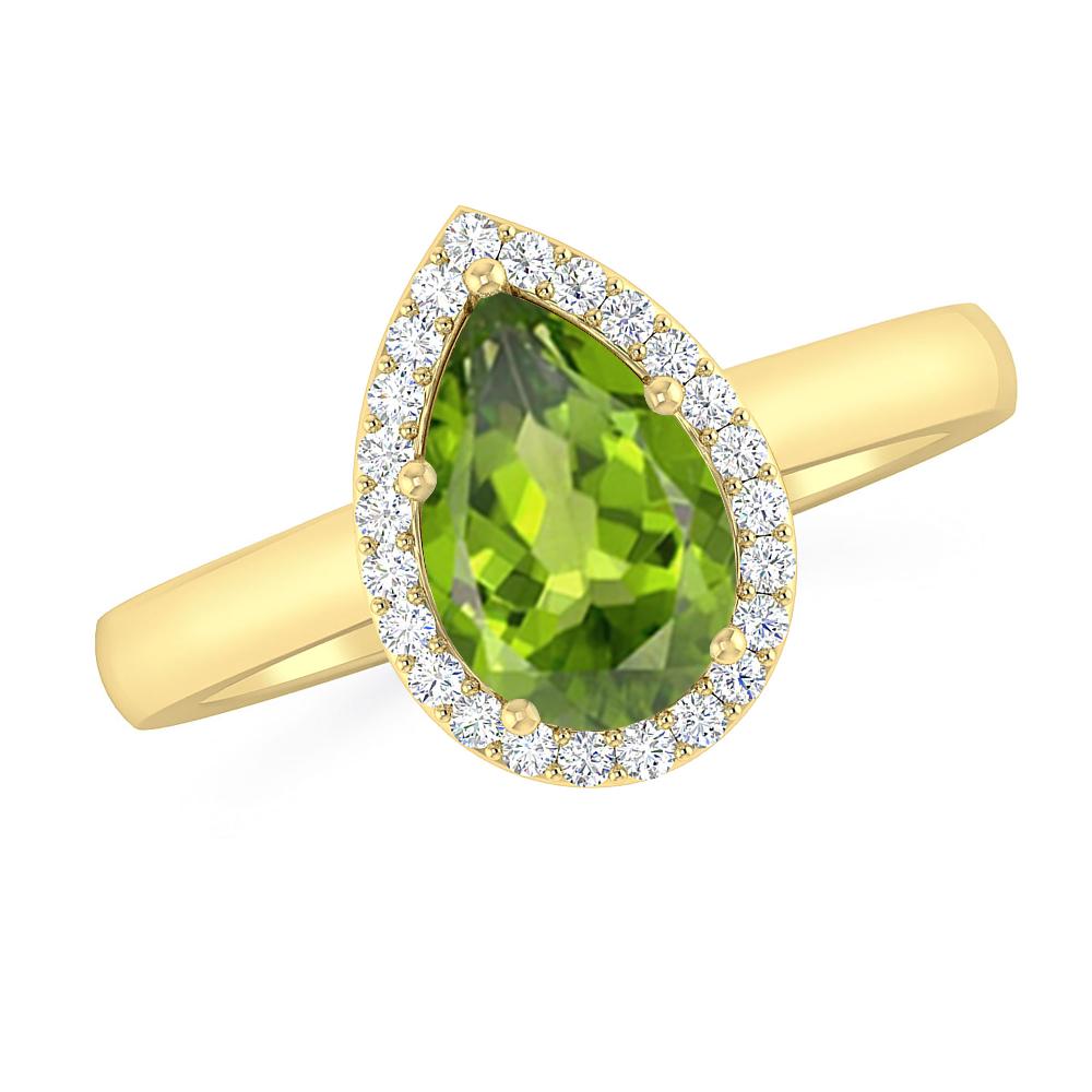 Yellow Gold - Peridot