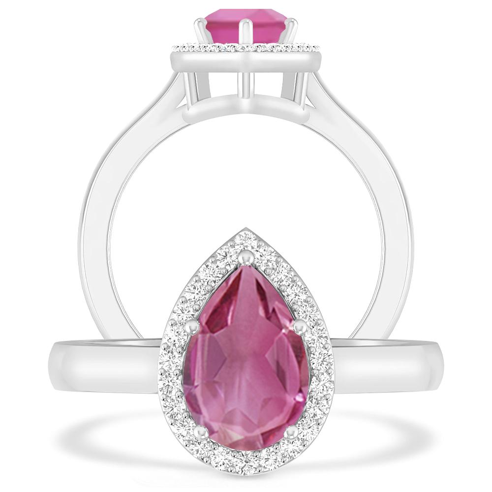 White Gold - Pink Tourmaline
