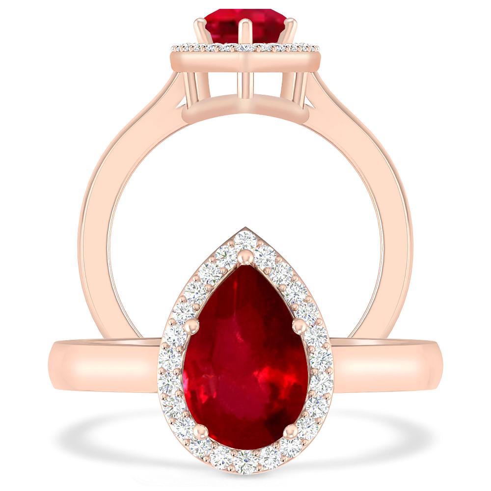 Rose Gold - Ruby