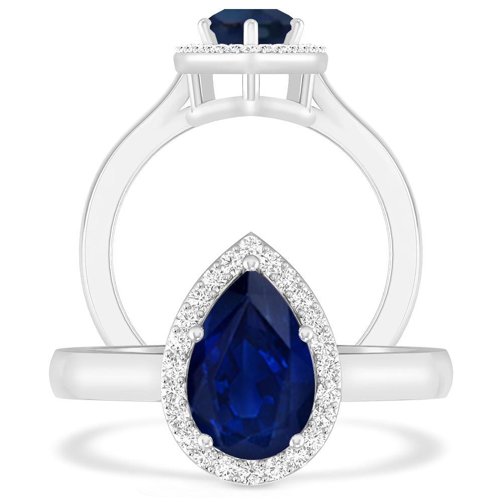White Gold - Sapphire