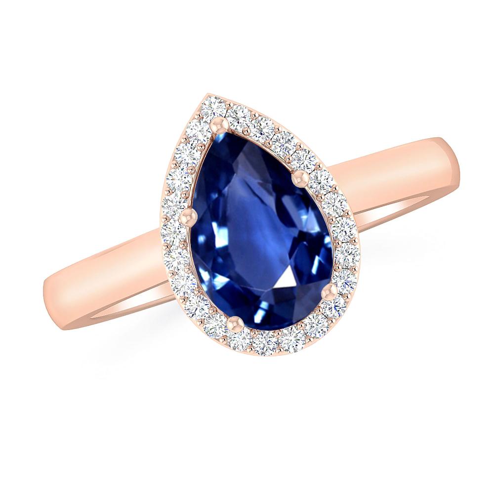 Rose Gold - Sapphire