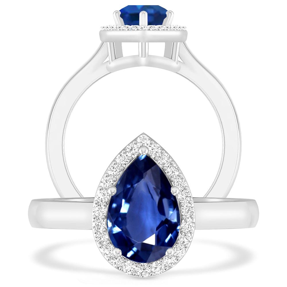 White Gold - Sapphire