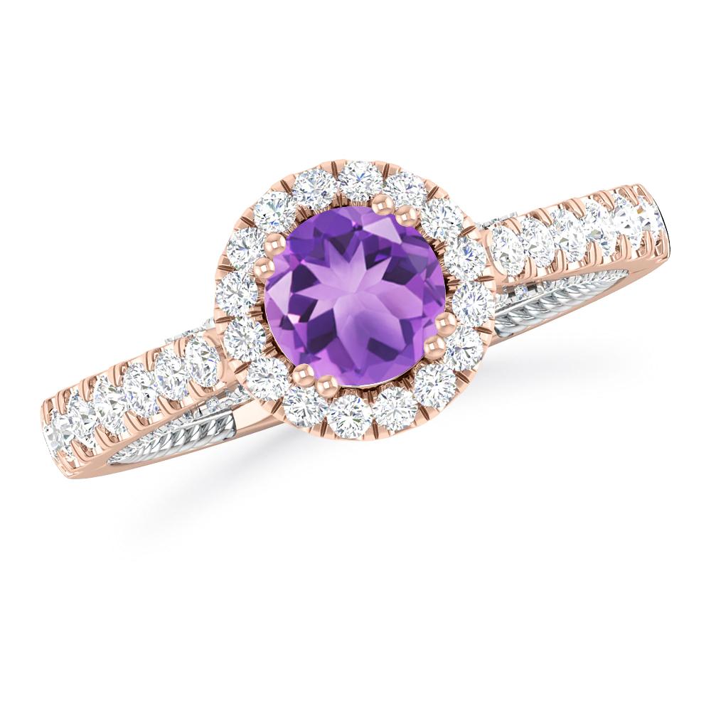 Rose Gold - Amethyst