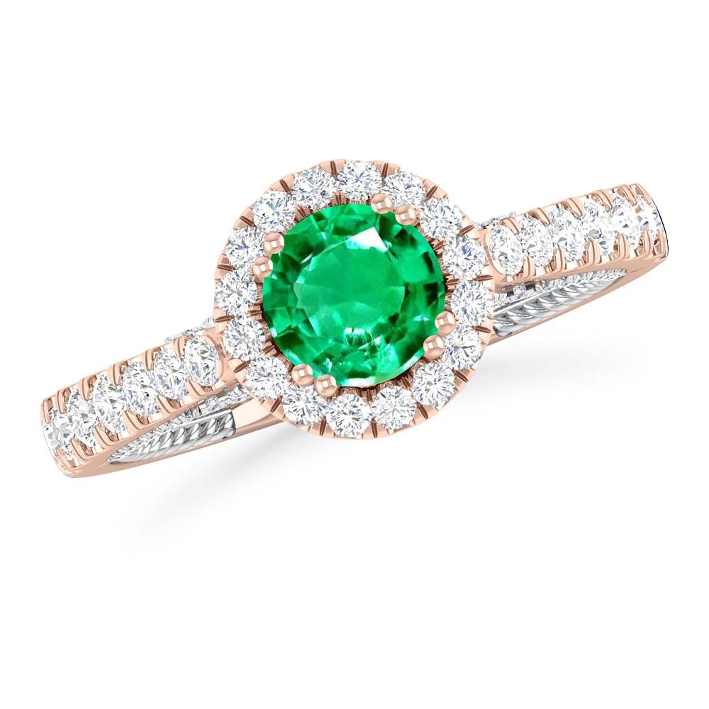 Rose Gold - Emerald