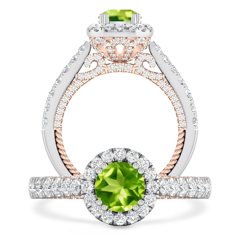 White Gold - Peridot