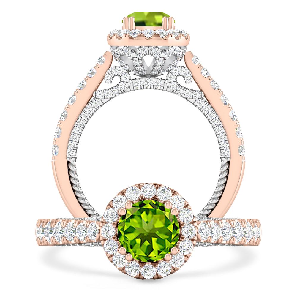 Rose Gold - Peridot