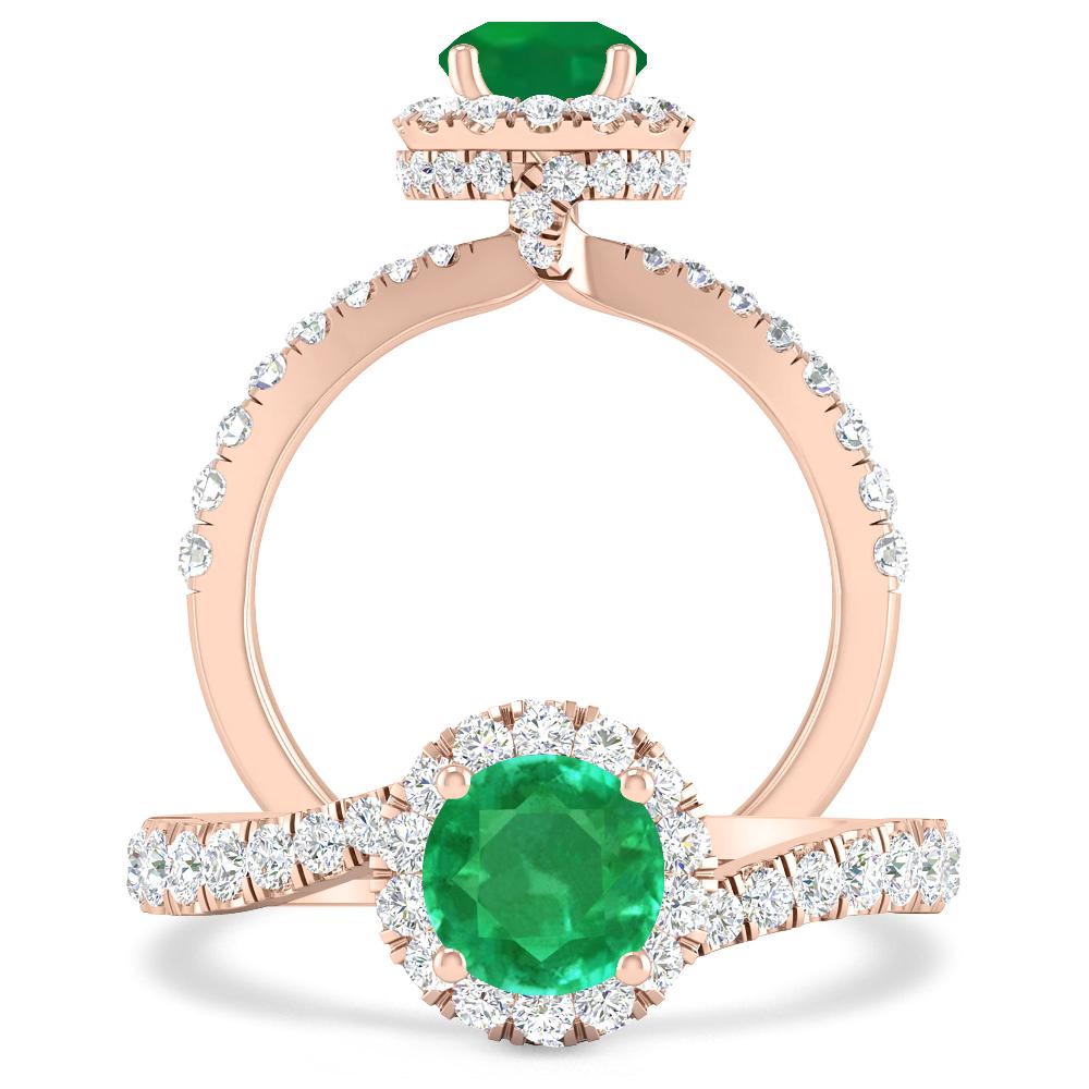 Rose Gold - Emerald
