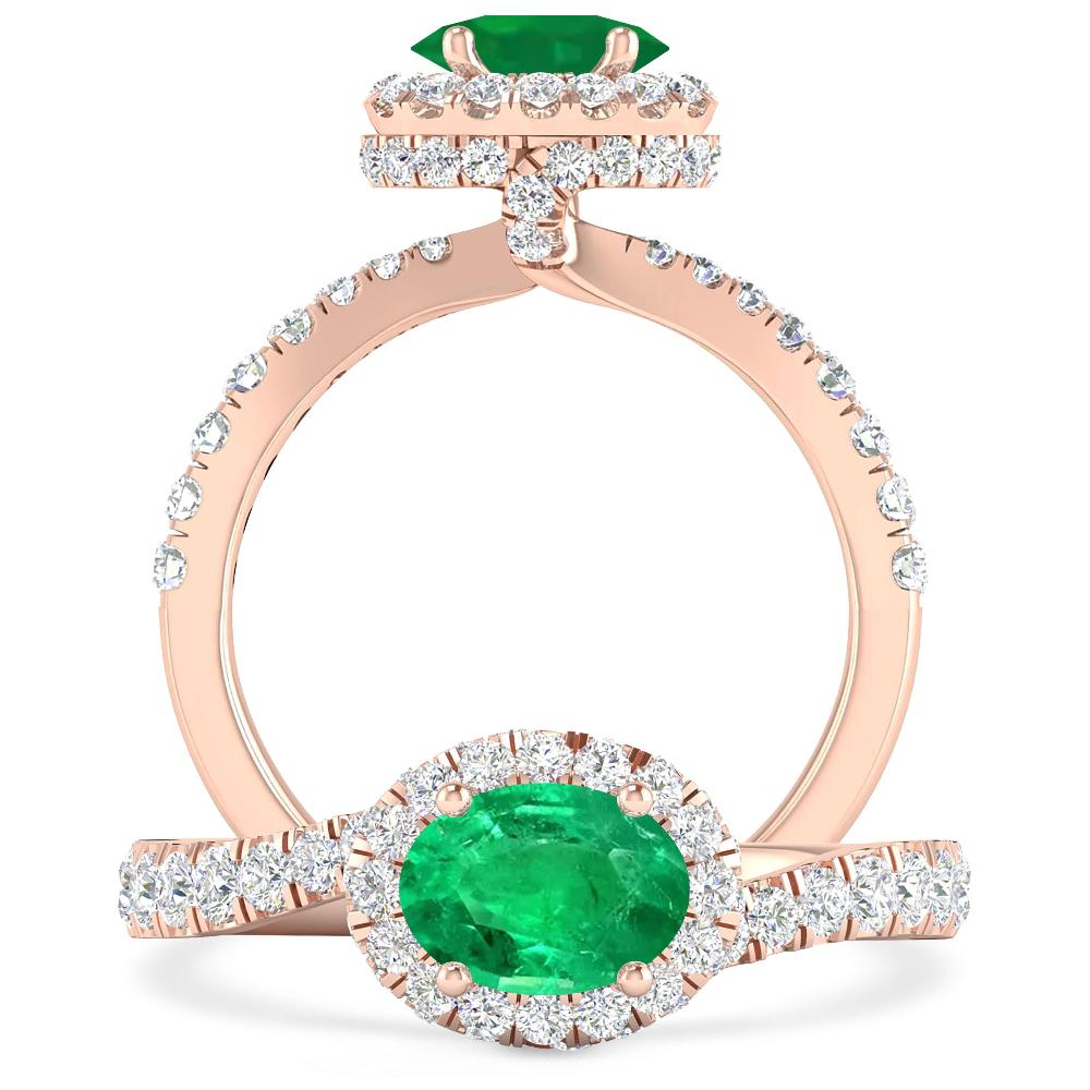 Rose Gold - Emerald