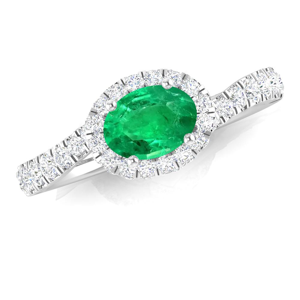 White Gold - Emerald