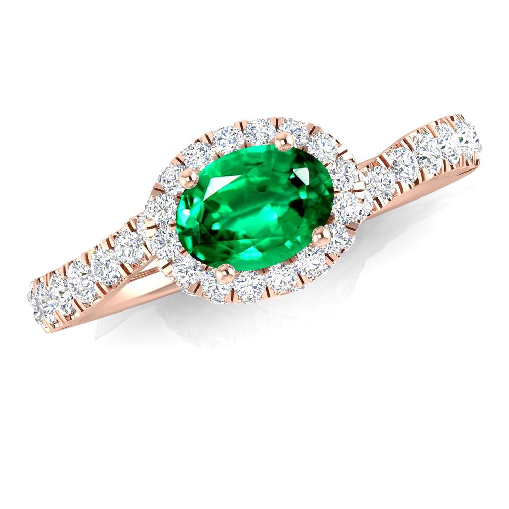 Rose Gold - Emerald