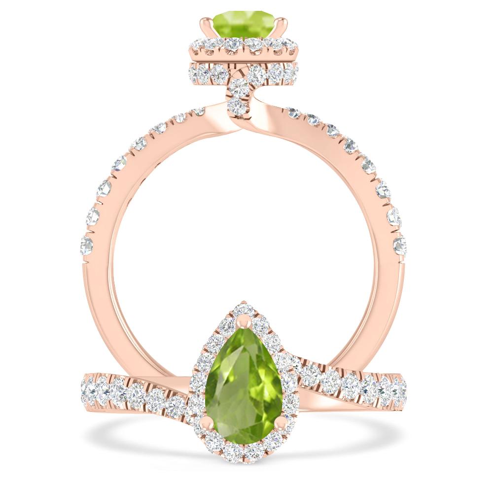 Rose Gold - Peridot