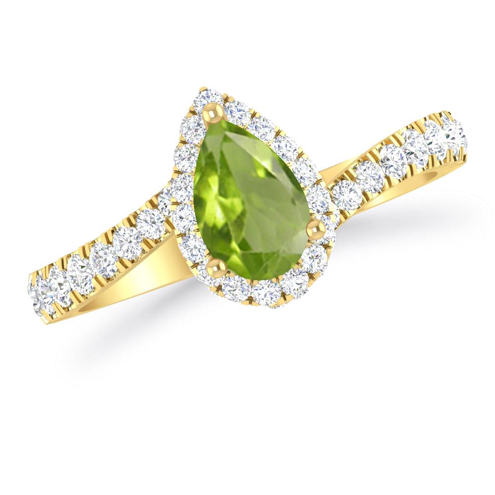 Yellow Gold - Peridot