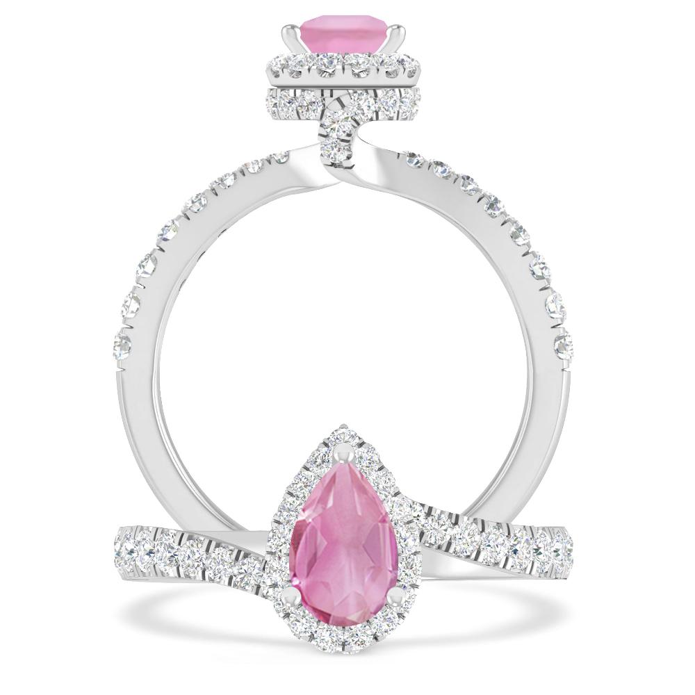 White Gold - Pink Tourmaline