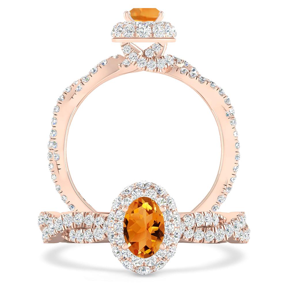 Rose Gold - Citrine