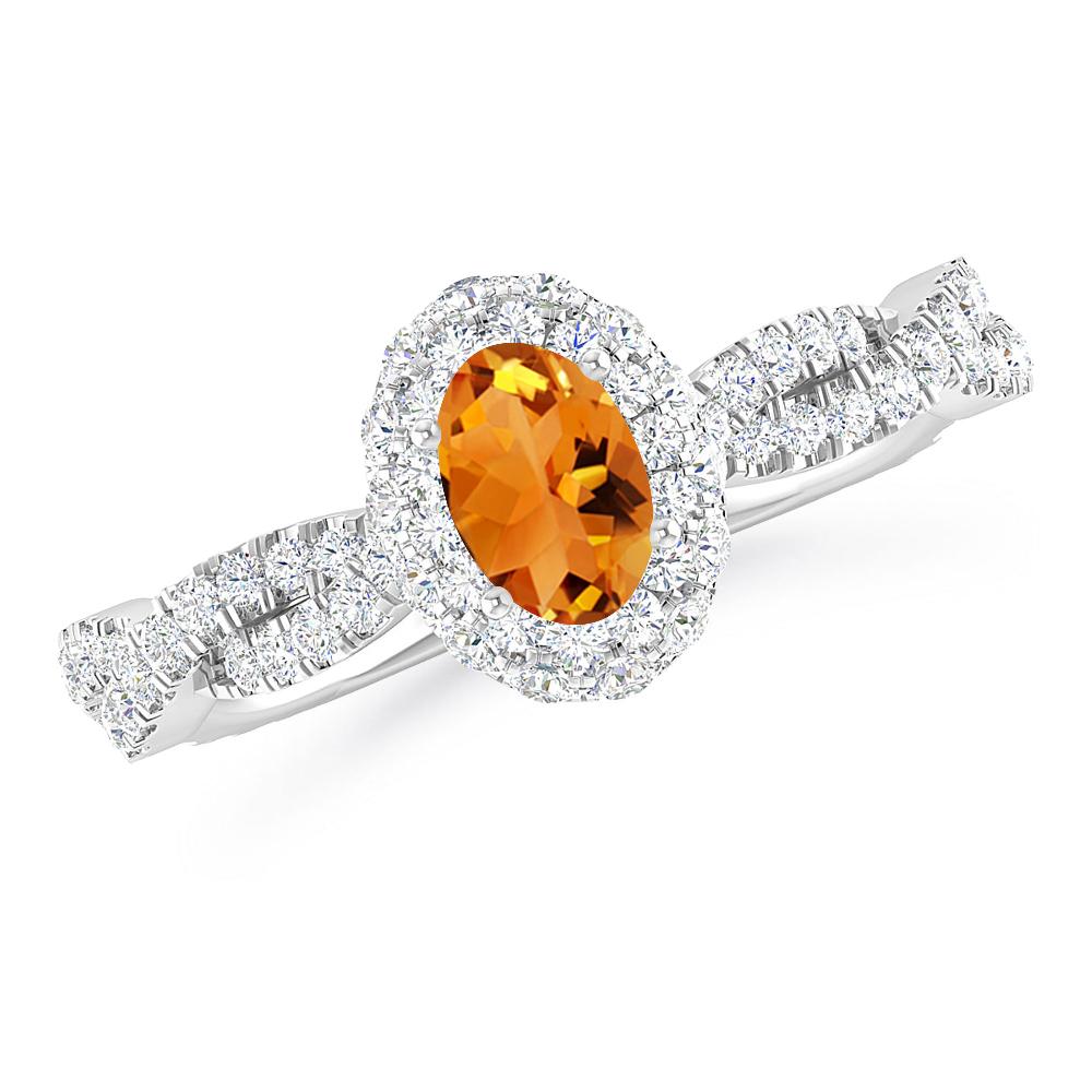 White Gold - Citrine