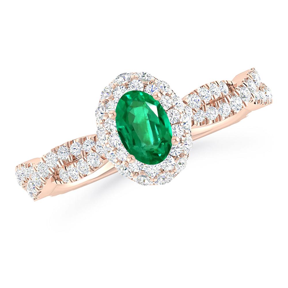 Rose Gold - Emerald