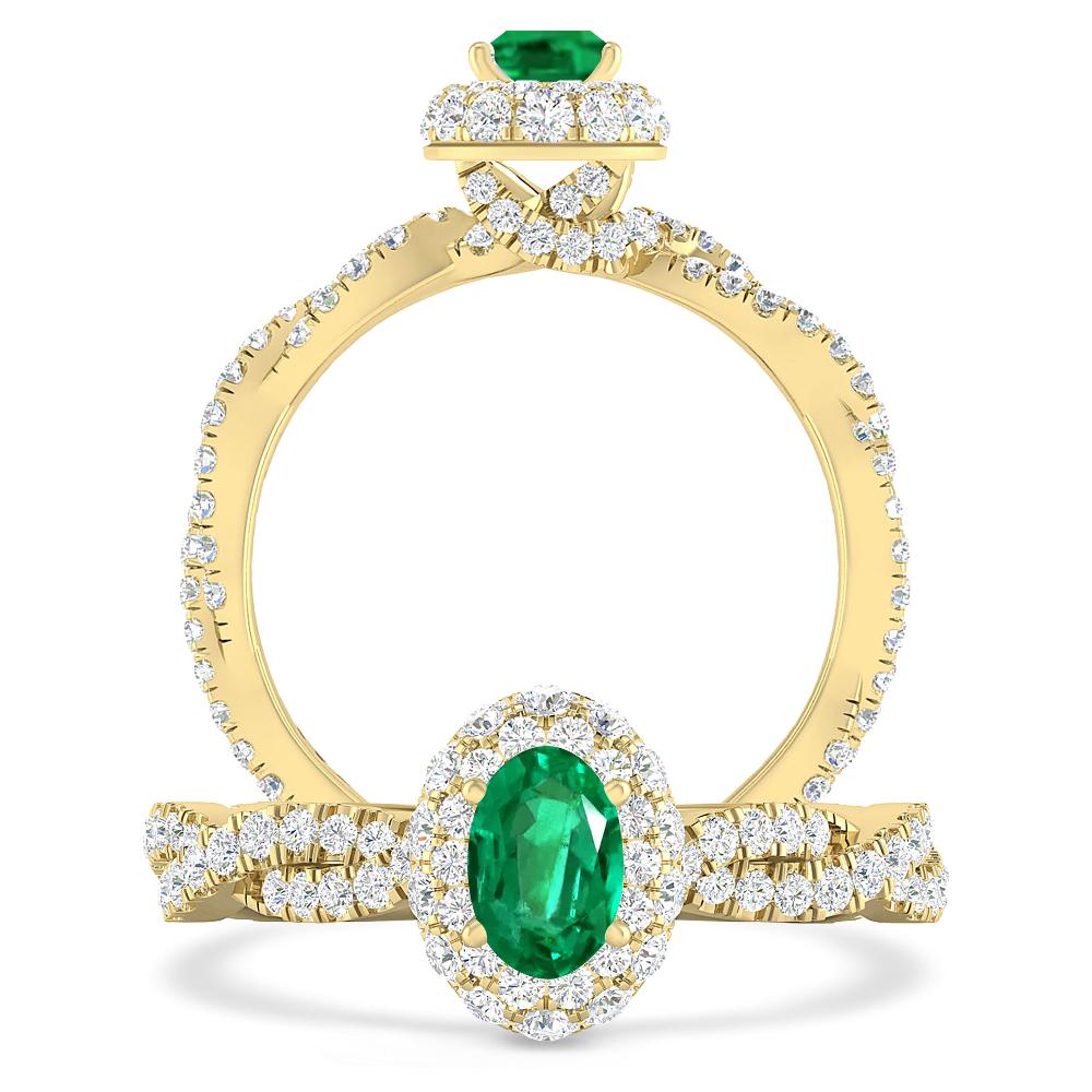 Yellow Gold - Emerald
