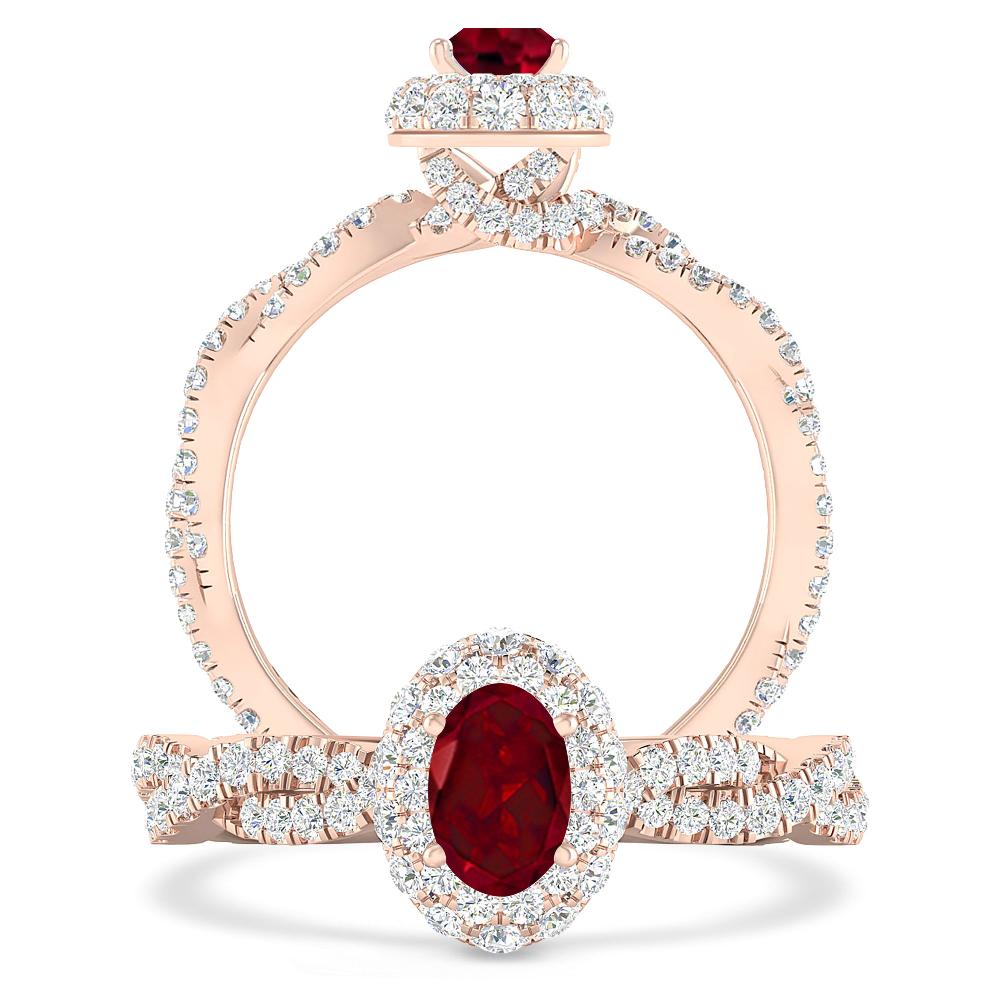 Rose Gold - Garnet