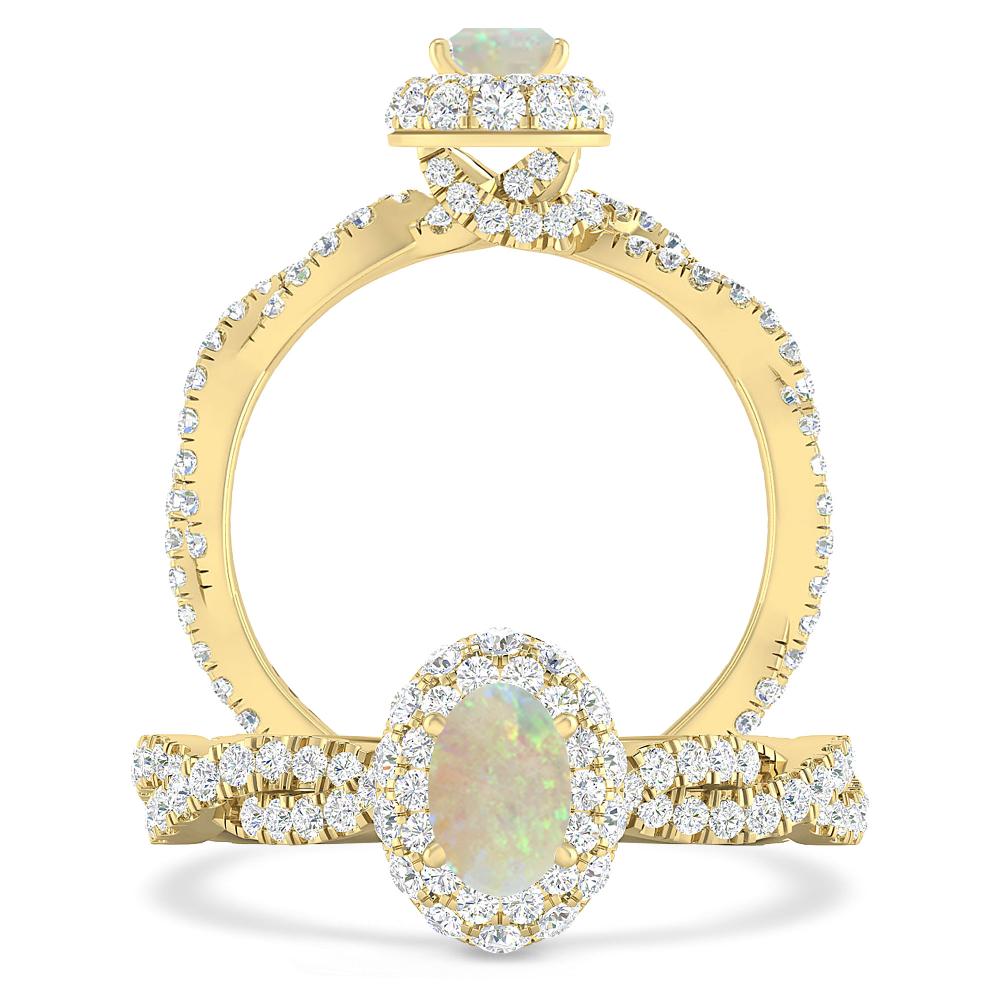 Yellow Gold - Opal