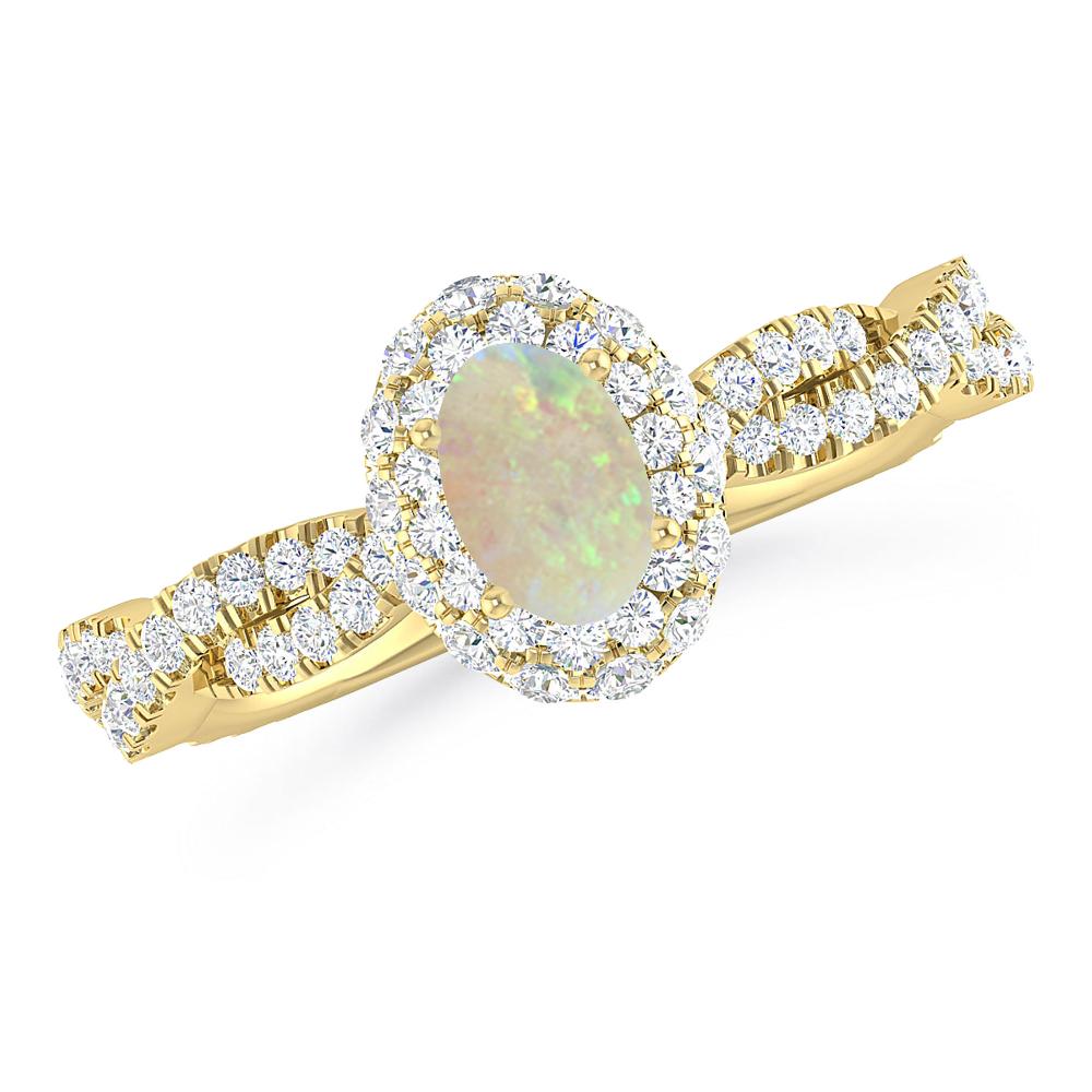 Yellow Gold - Opal