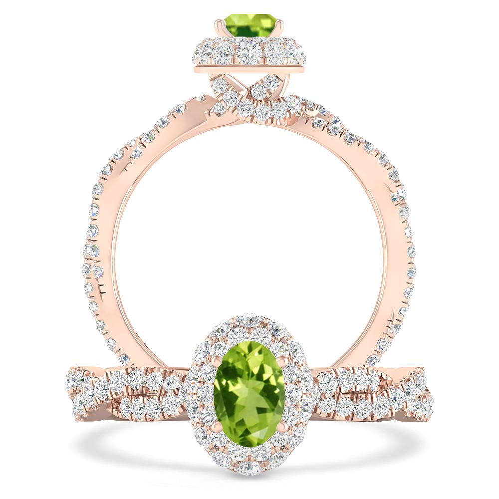 Rose Gold - Peridot