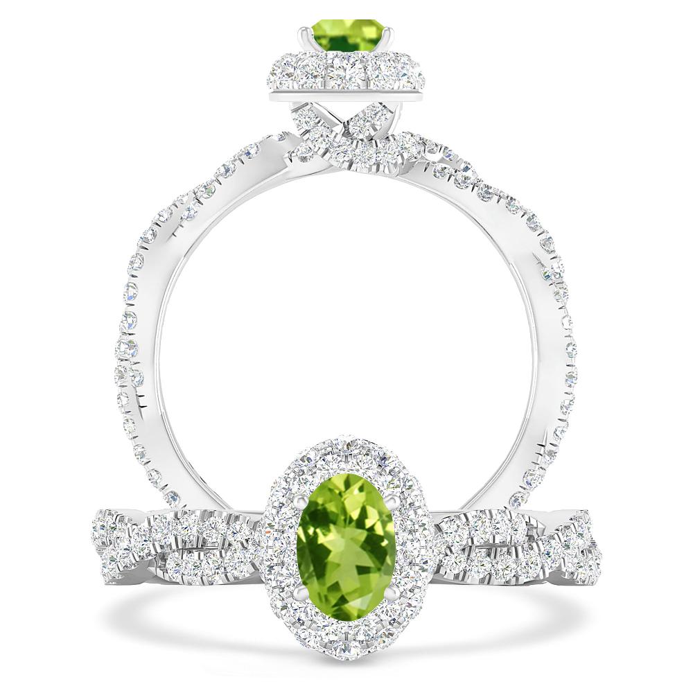 White Gold - Peridot