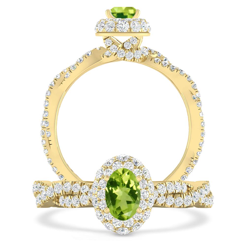Yellow Gold - Peridot