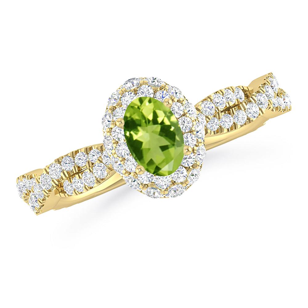 Yellow Gold - Peridot