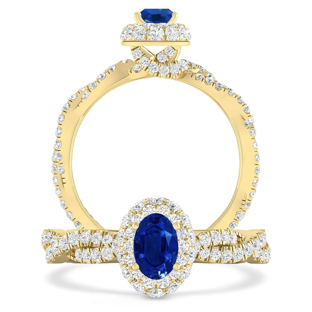 Yellow Gold - Sapphire