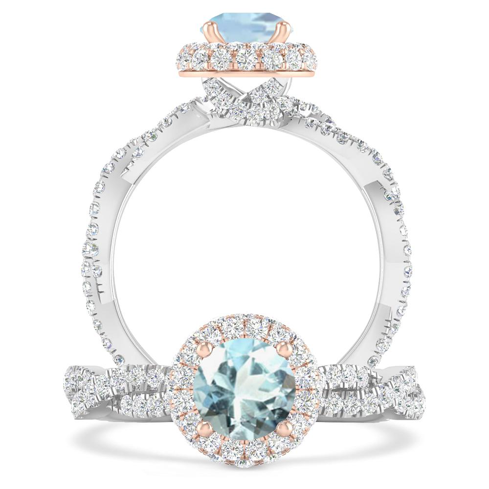 White Gold - Aquamarine