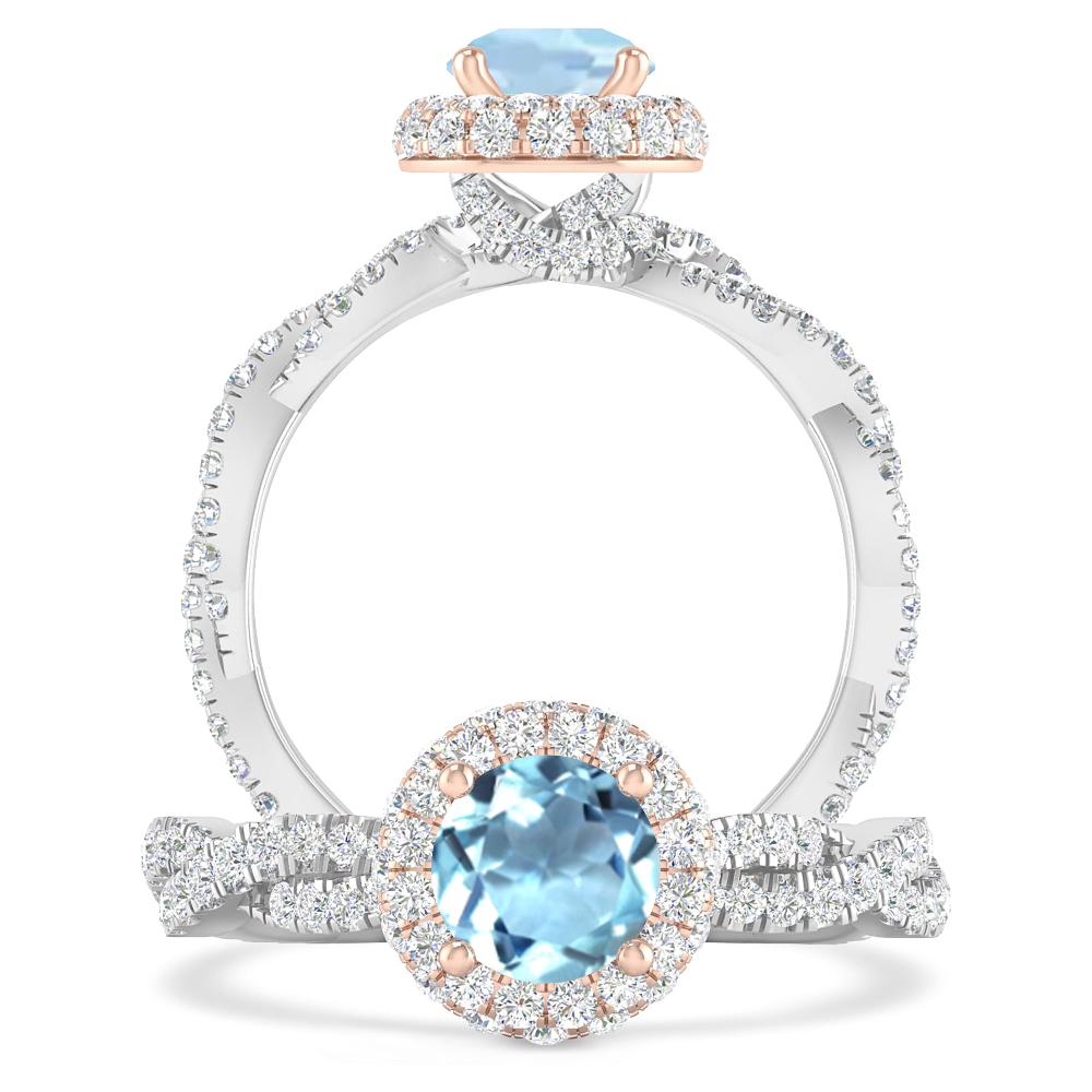 White Gold - Aquamarine