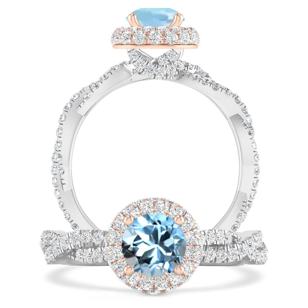 White Gold - Aquamarine