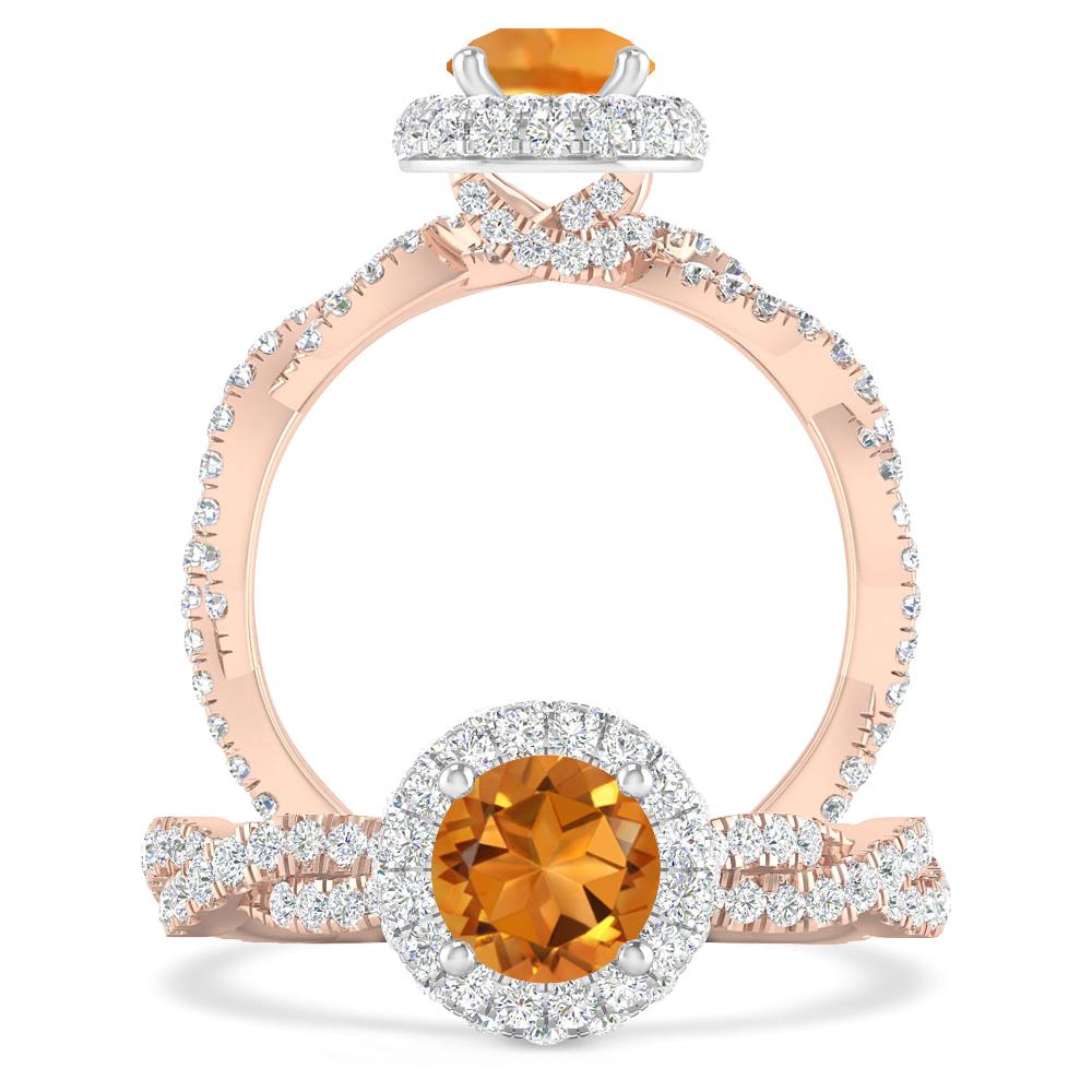 Rose Gold - Citrine