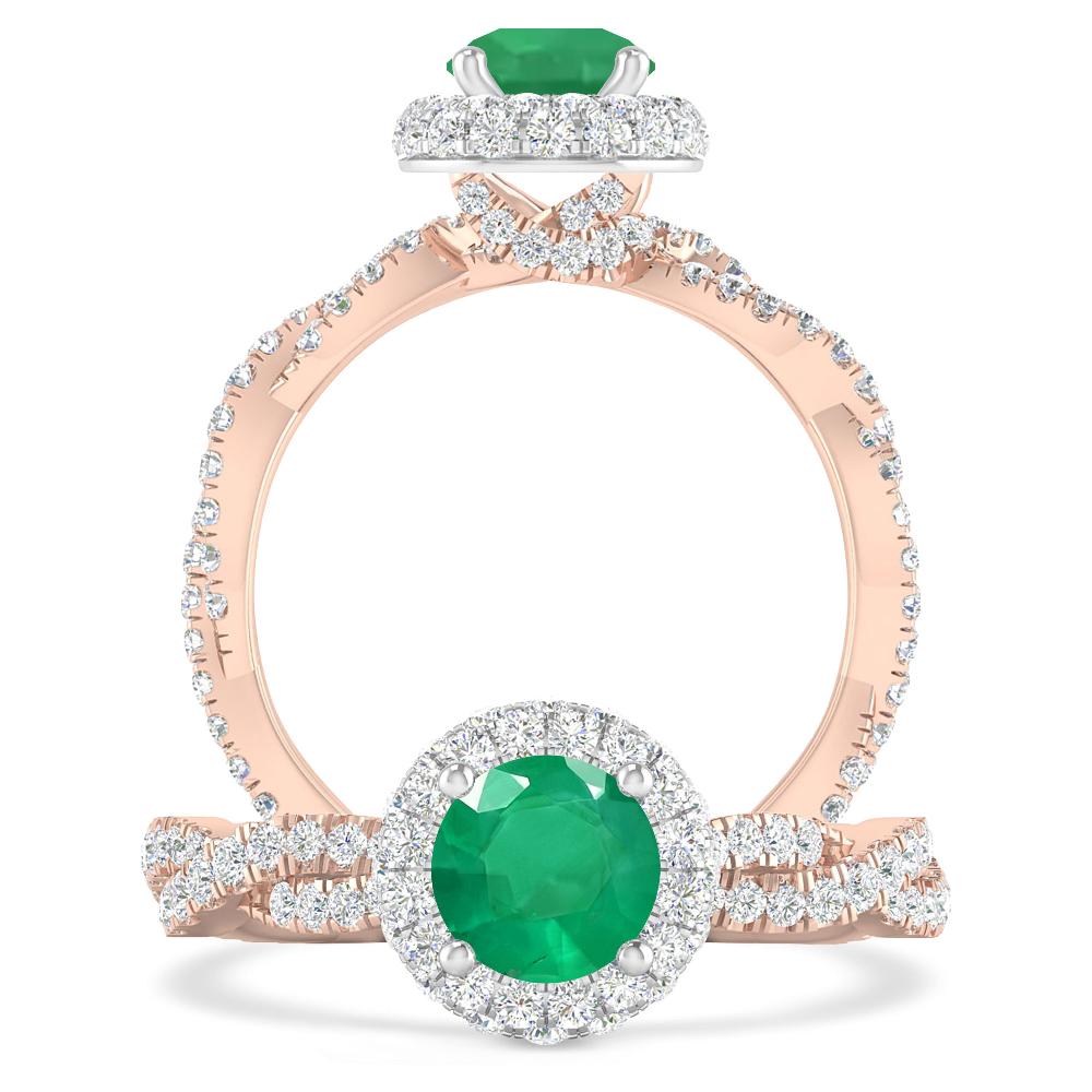 Rose Gold - Emerald