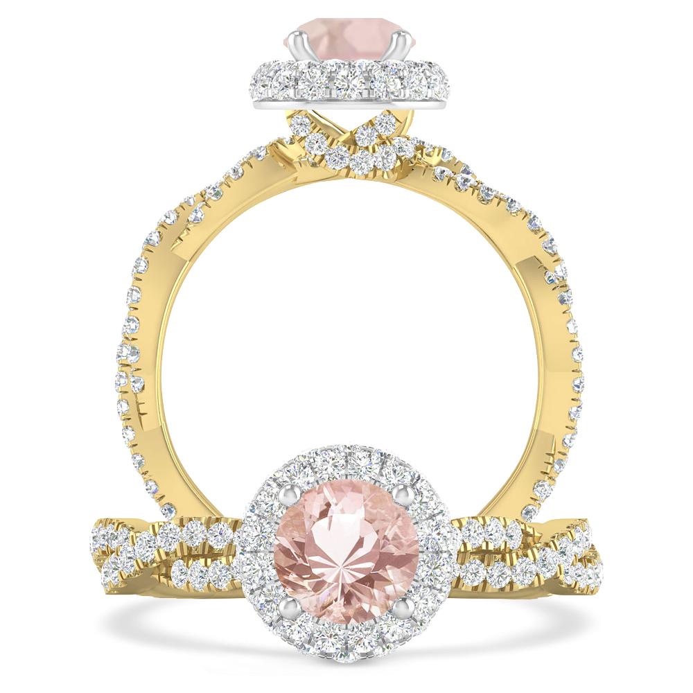 Yellow Gold - Morganite