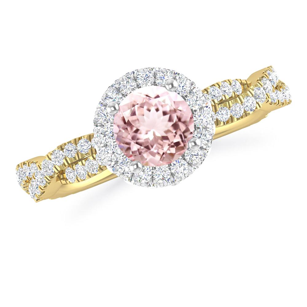 Yellow Gold - Morganite