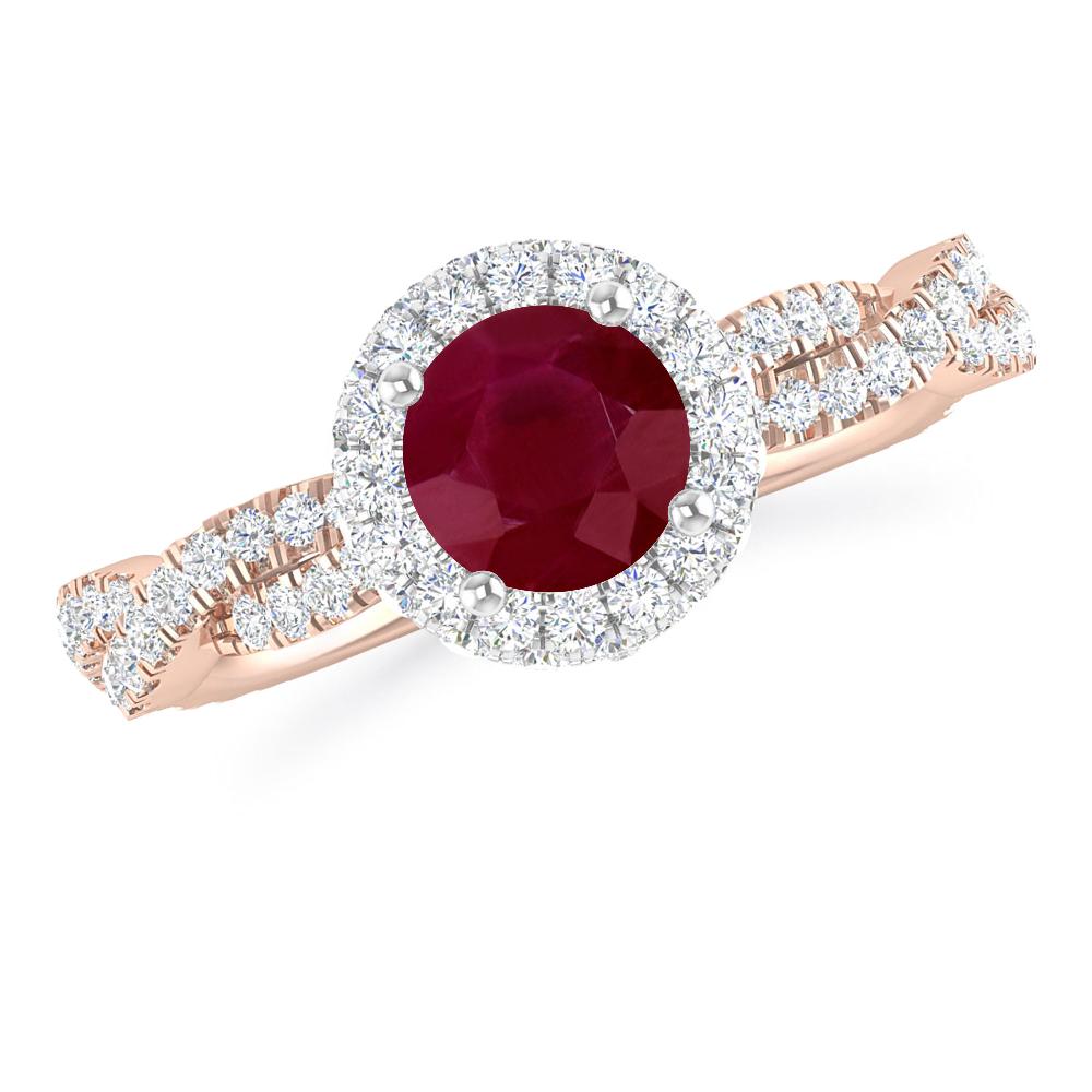 Rose Gold - Ruby