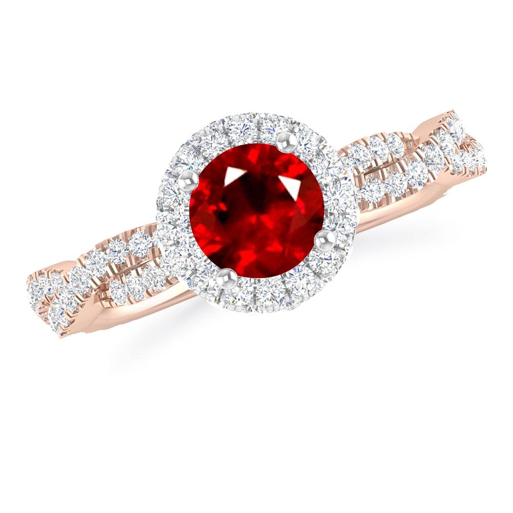 Rose Gold - Ruby