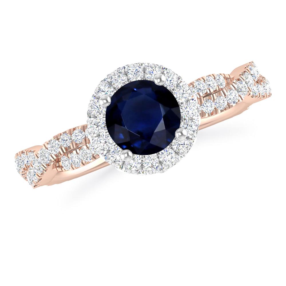 Rose Gold - Sapphire