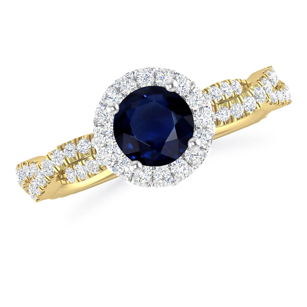 Yellow Gold - Sapphire