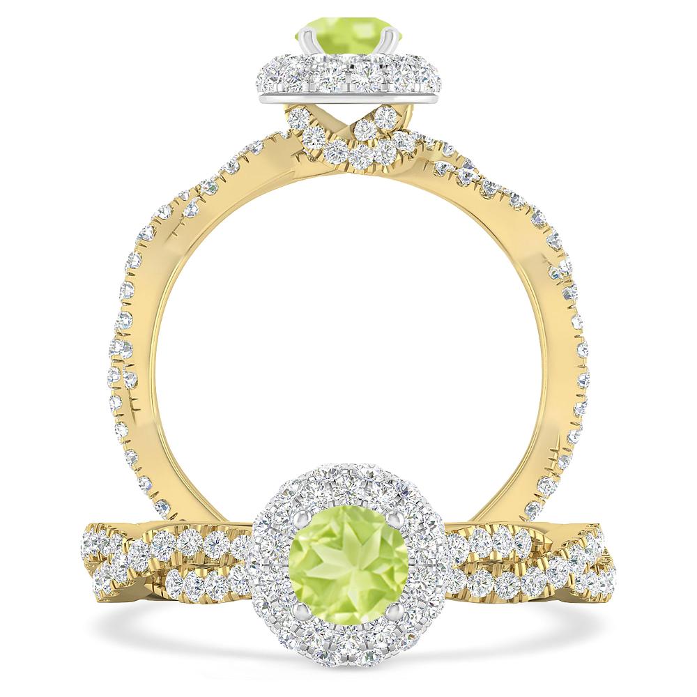 Yellow Gold - Peridot