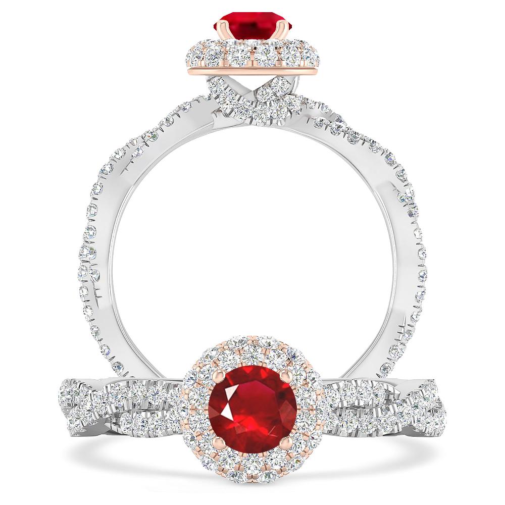 White Gold - Ruby
