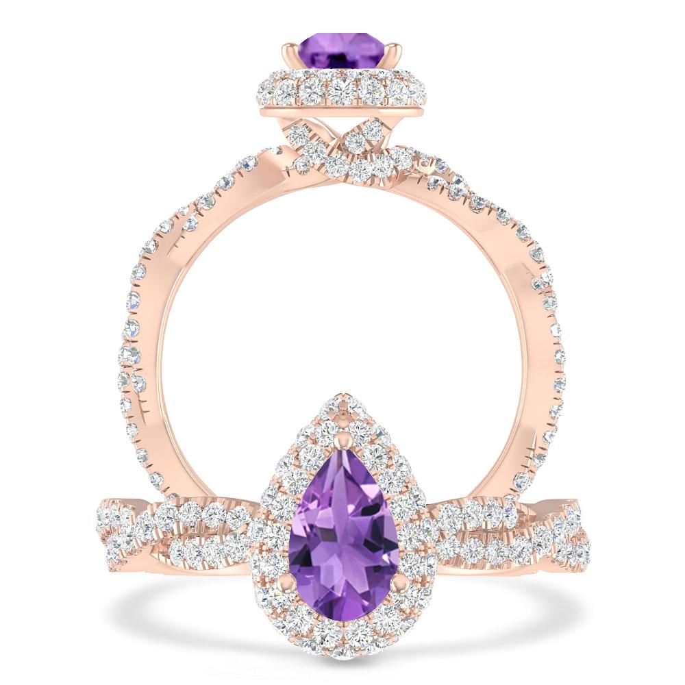 Rose Gold - Amethyst