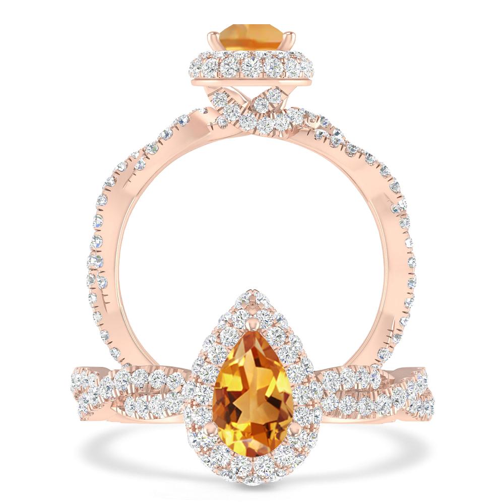 Rose Gold - Citrine