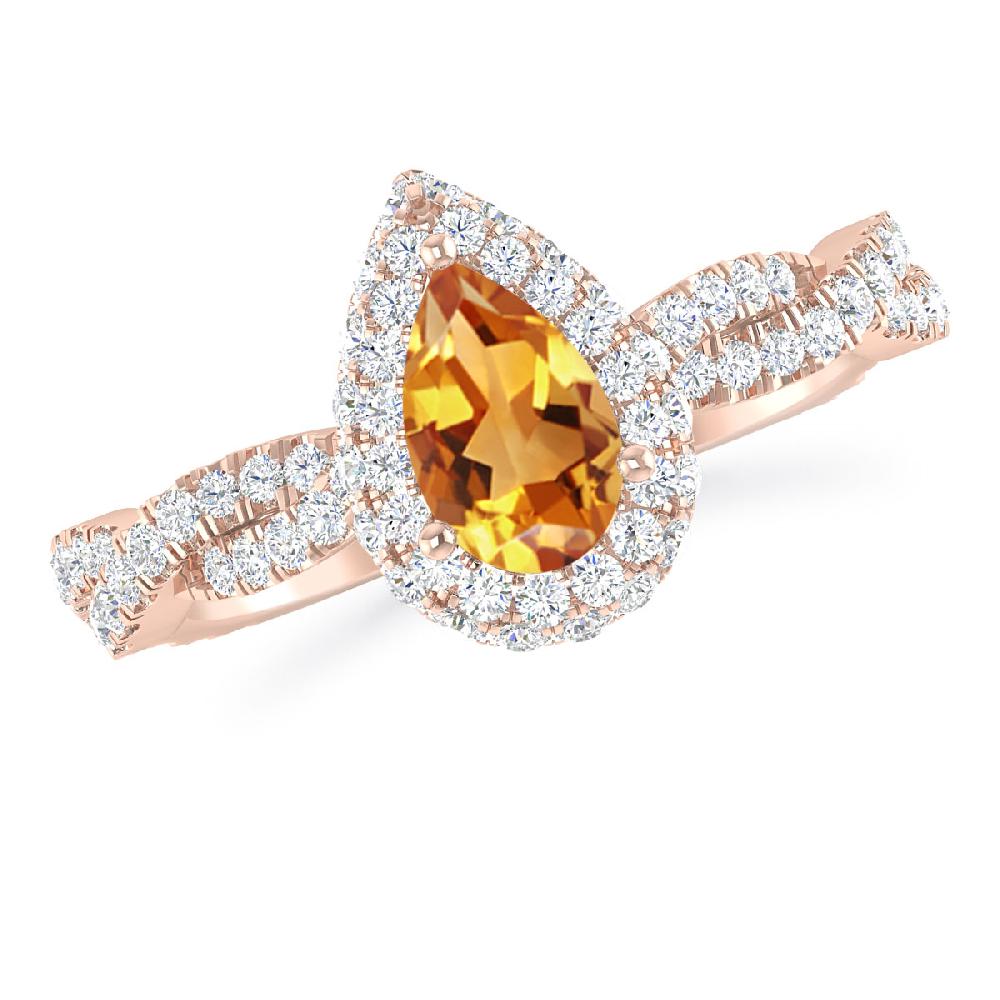 Rose Gold - Citrine