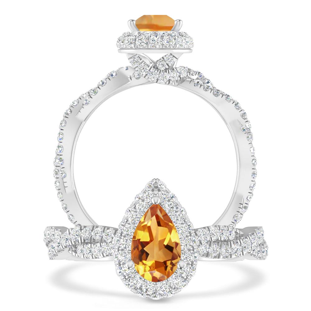 White Gold - Citrine