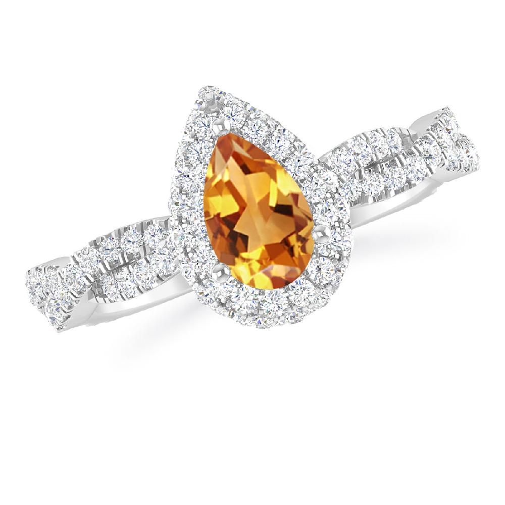 White Gold - Citrine