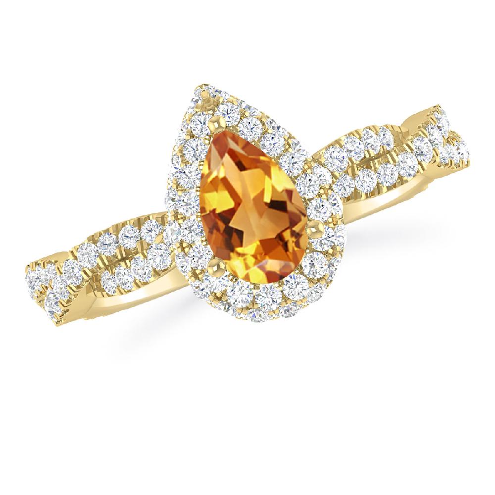 Yellow Gold - Citrine