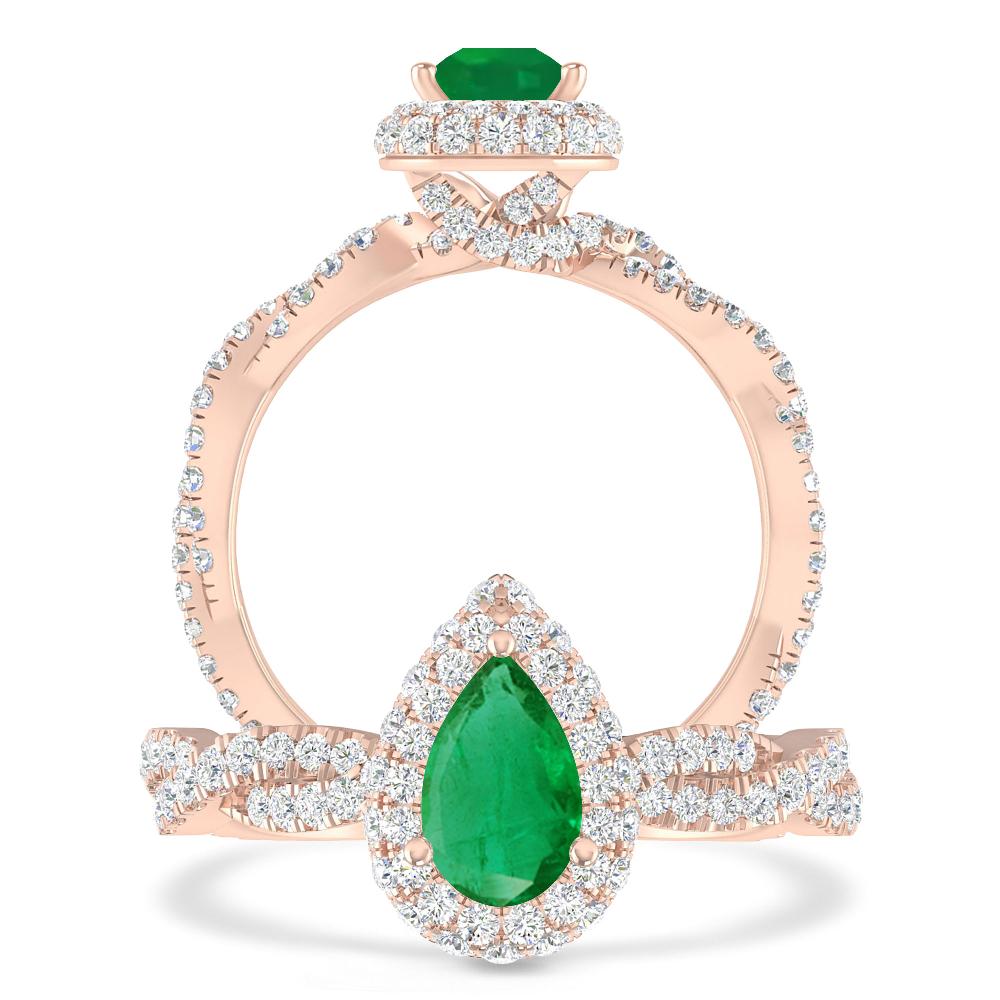 Rose Gold - Emerald
