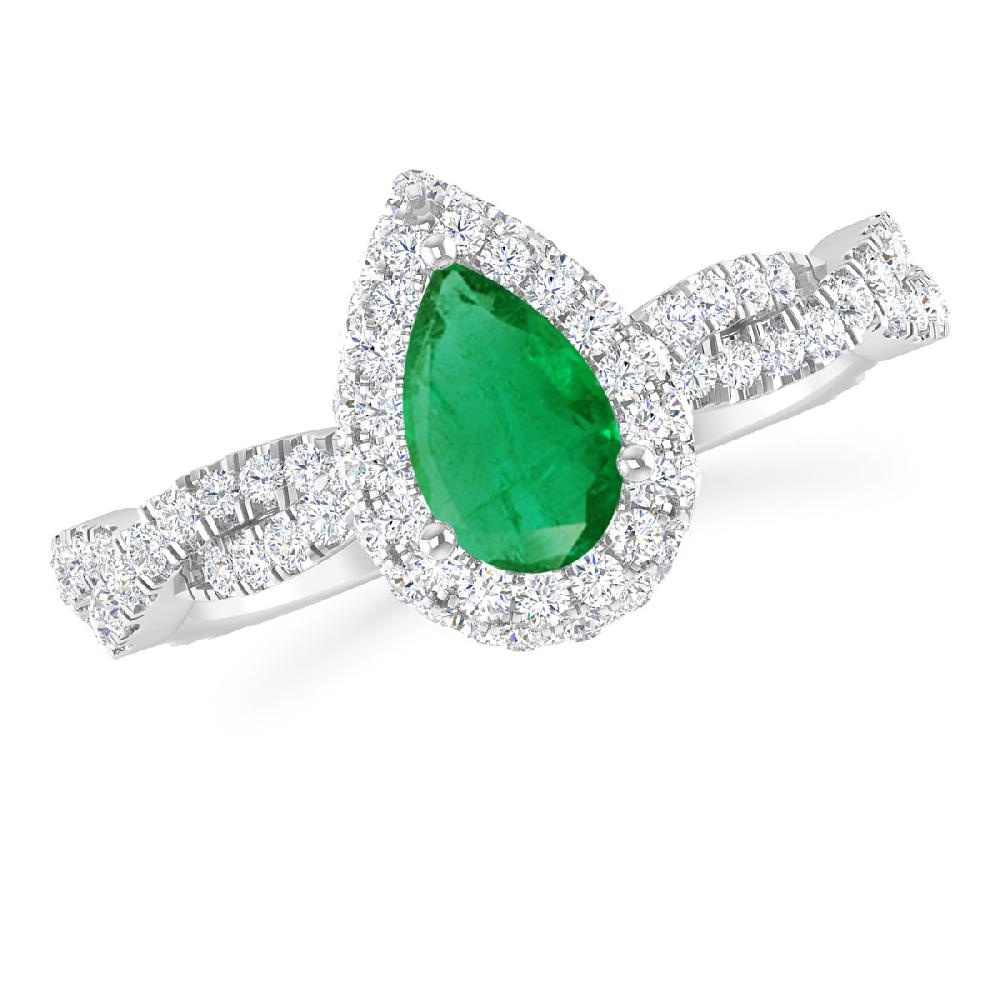 White Gold - Emerald